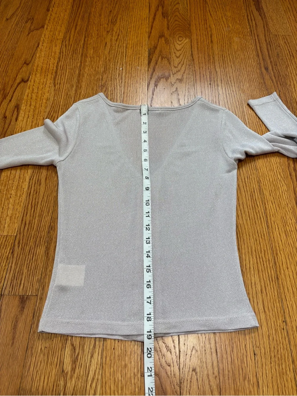 Vintage Benetton Formula 1 Metallic button up long sleeve sheer crop cardigan XS